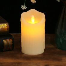 T51881 꺼지지않는 촛불 (12.5cm) LED 캔들 전기초