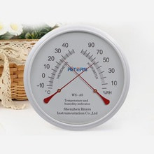T30855 동글화이트 벽걸이 온도계습도계 / 온습도측정